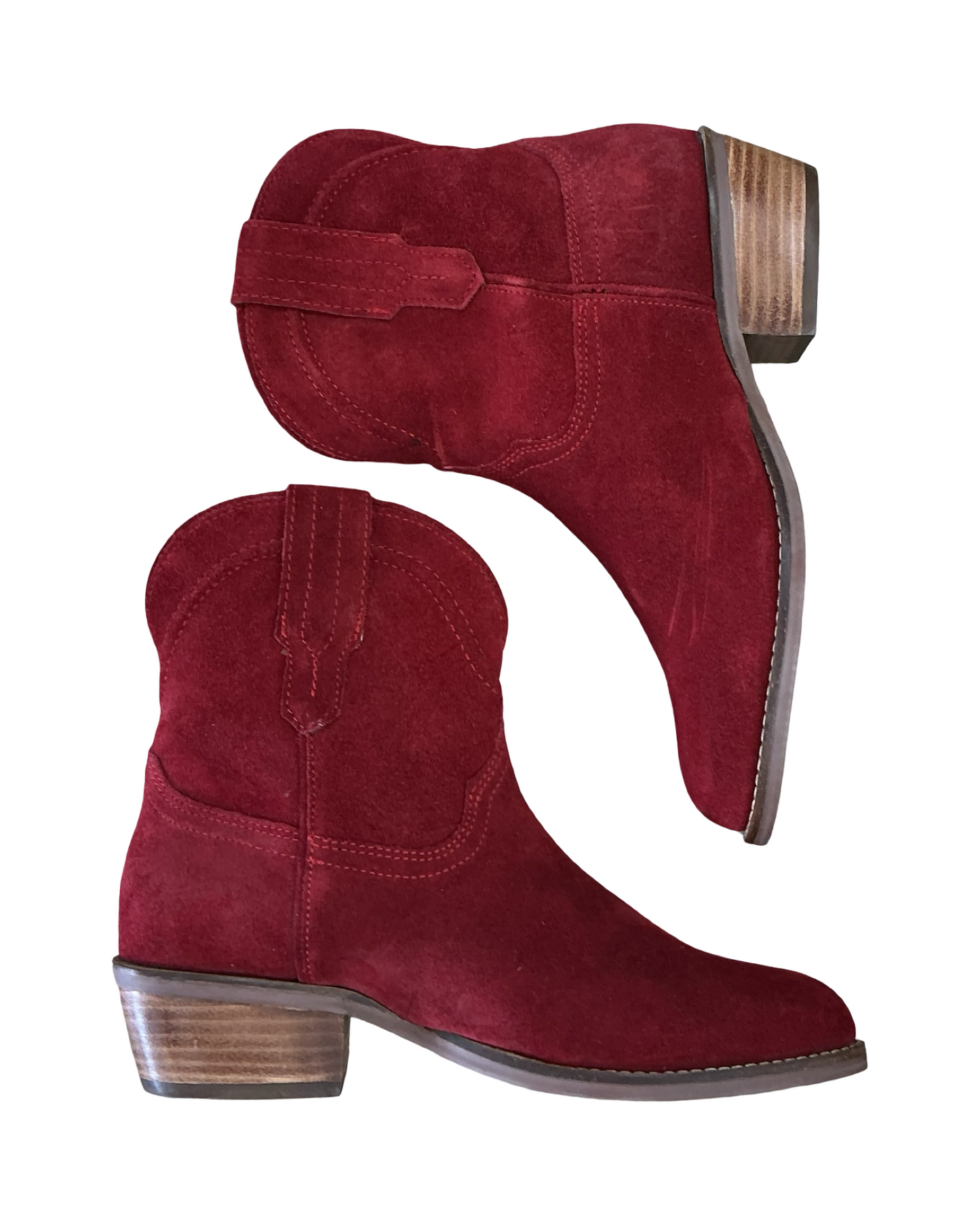 Boots Western By Dingo In Red, Size:7