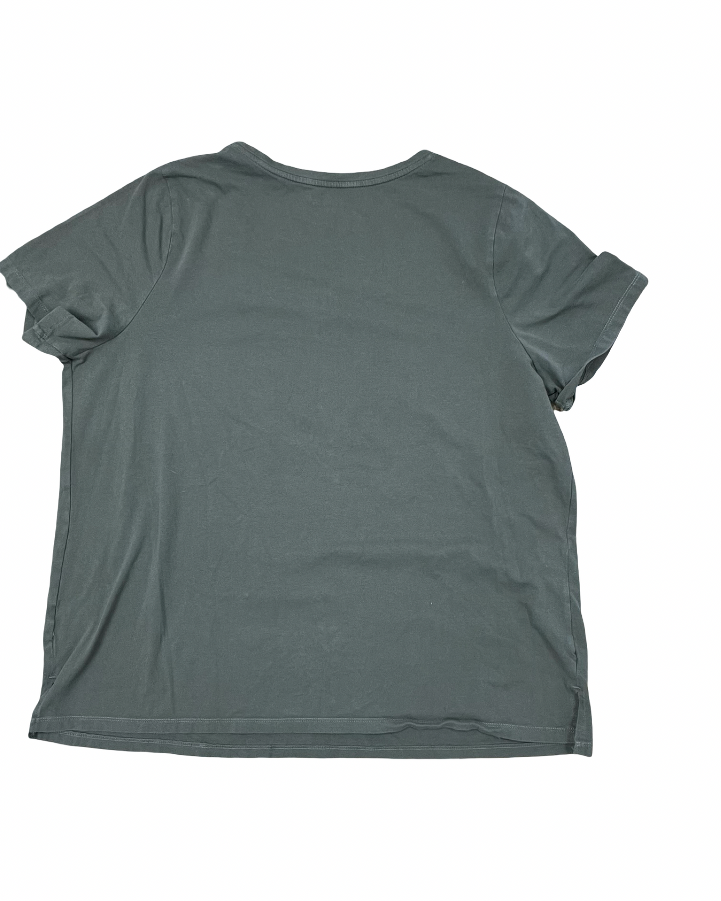 Top Ss Basic By Ava & Viv In Green, Size:2X