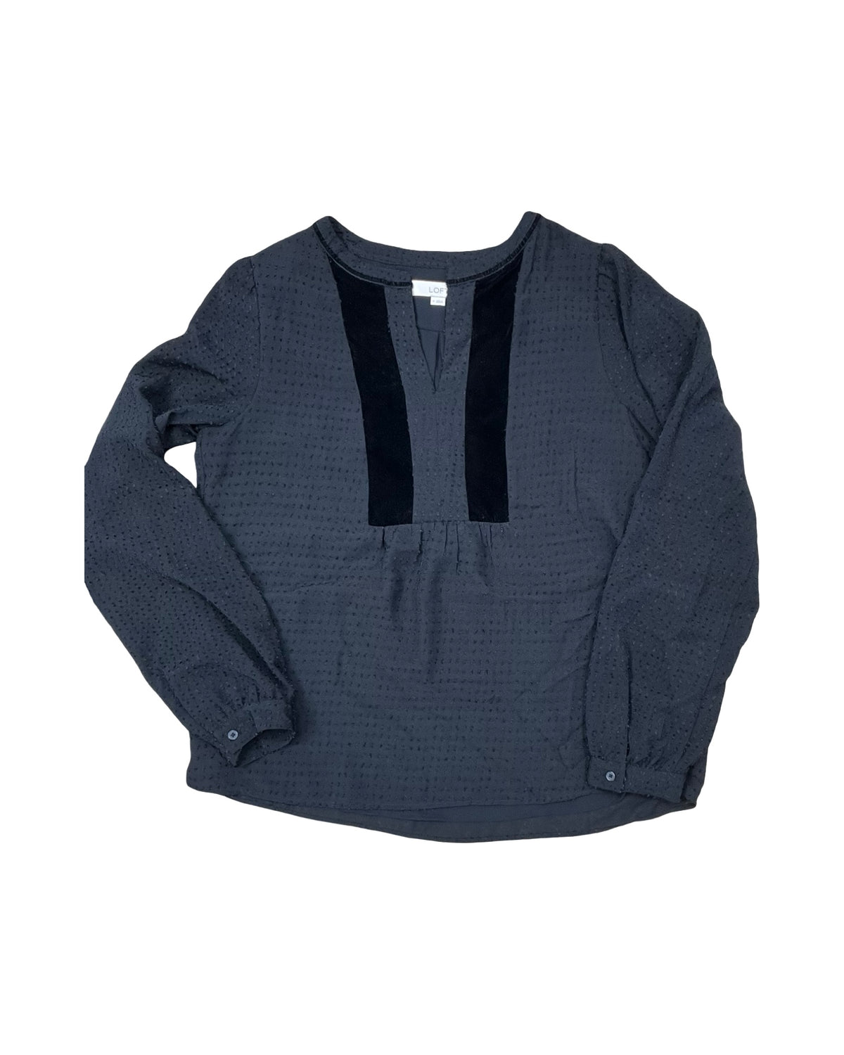 Top Ls By Loft In Black, Size:M