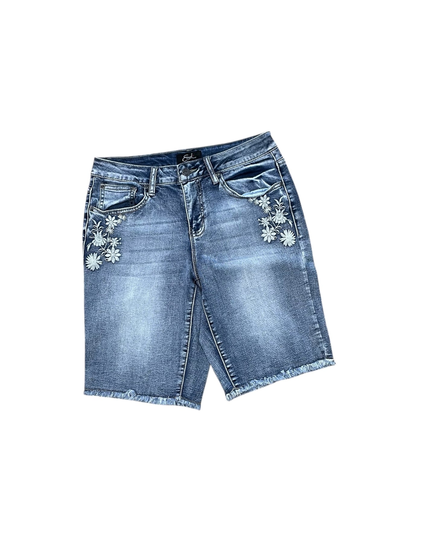 Shorts By Earl Jean In Blue Denim, Size:8
