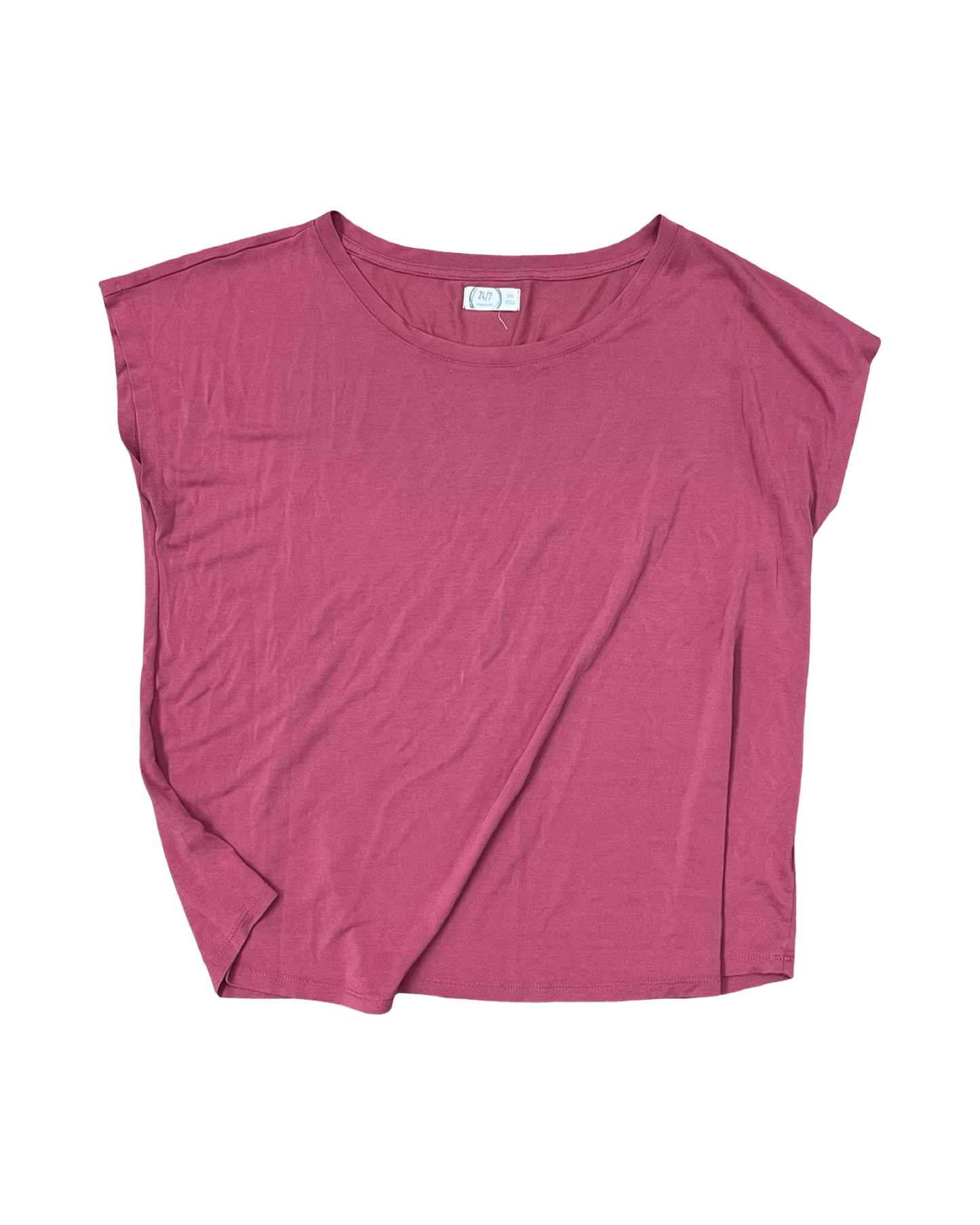 Top Ss By Maurices In Pink, Size:1X