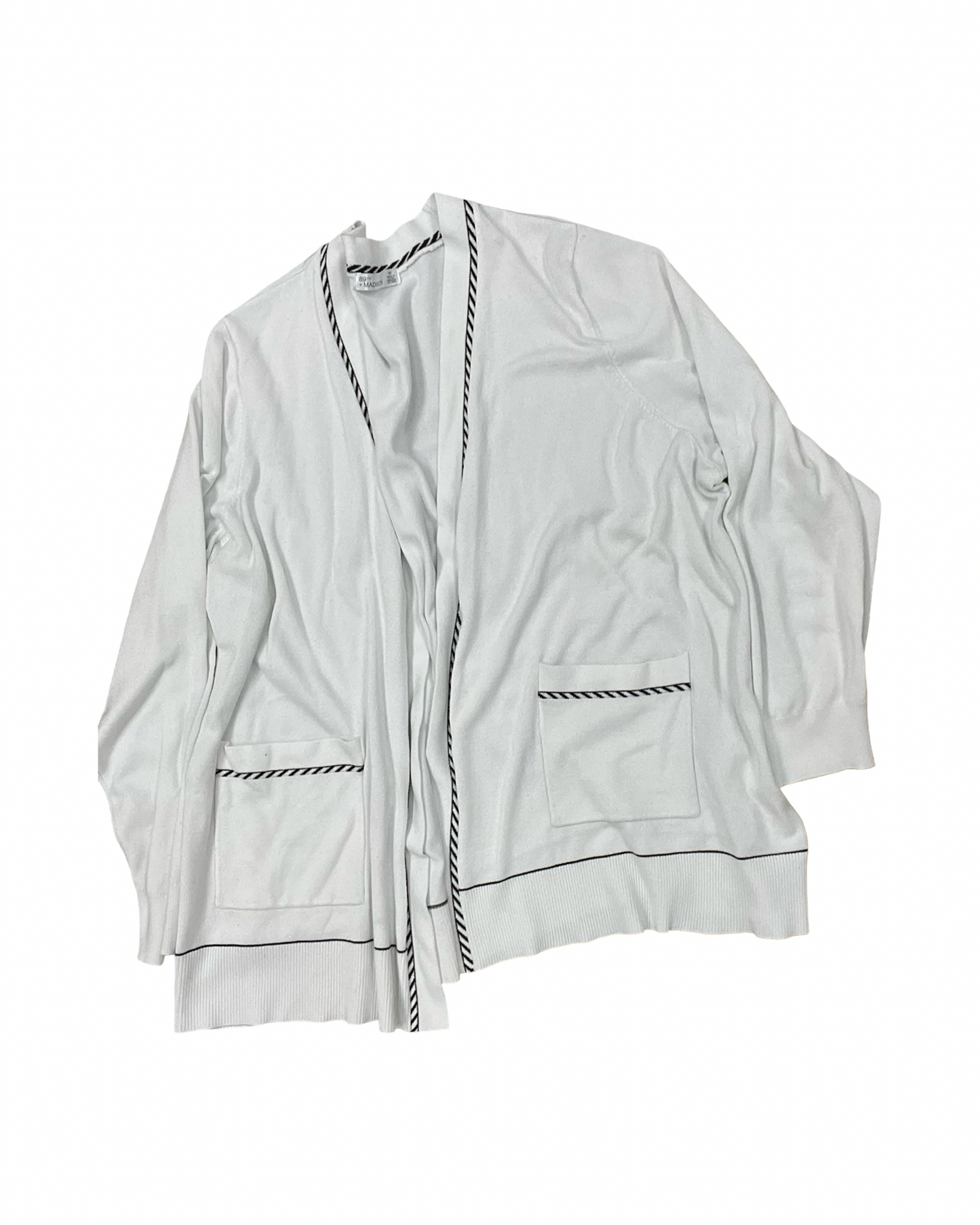 Cardigan By 89Th And Madison In White, Size:3X