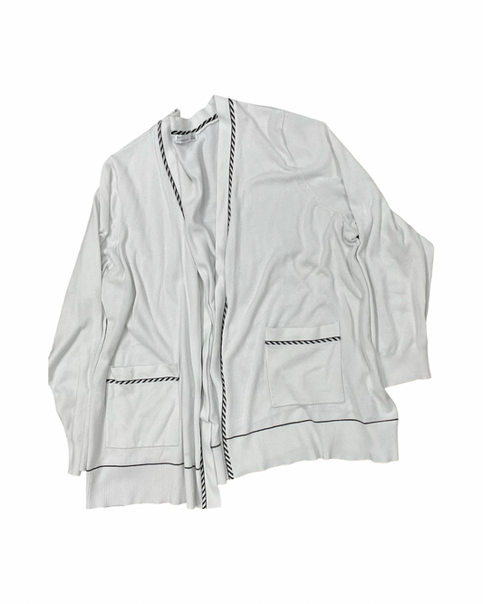 Cardigan By 89Th And Madison In White, Size:3X