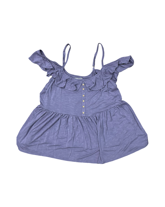 Top Sleeveless By Torrid In Purple, Size:3X