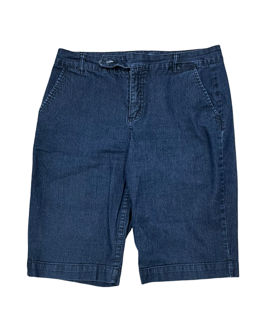 Shorts By Bandolino In Blue Denim, Size:12