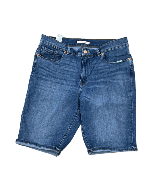 Shorts By Levis In Blue Denim, Size:12