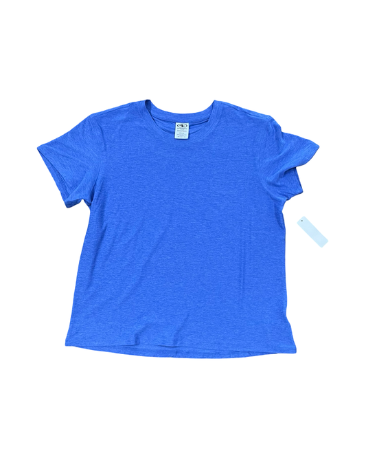 Athletic Top Ss By Athletic Works In Blue, Size:Xs