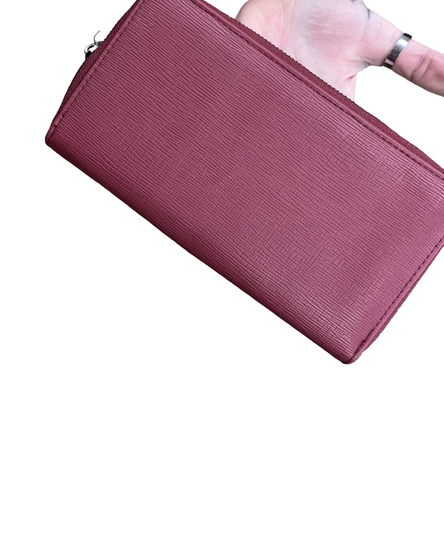 Wallet By Badgley Mischka In Maroon, Size:Medium
