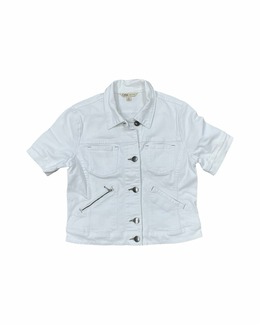 Jacket Other By Cabi In White, Size:M