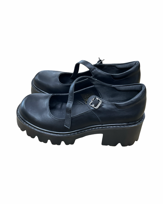 Shoes Heels Block By Dream Pairs In Black, Size:8