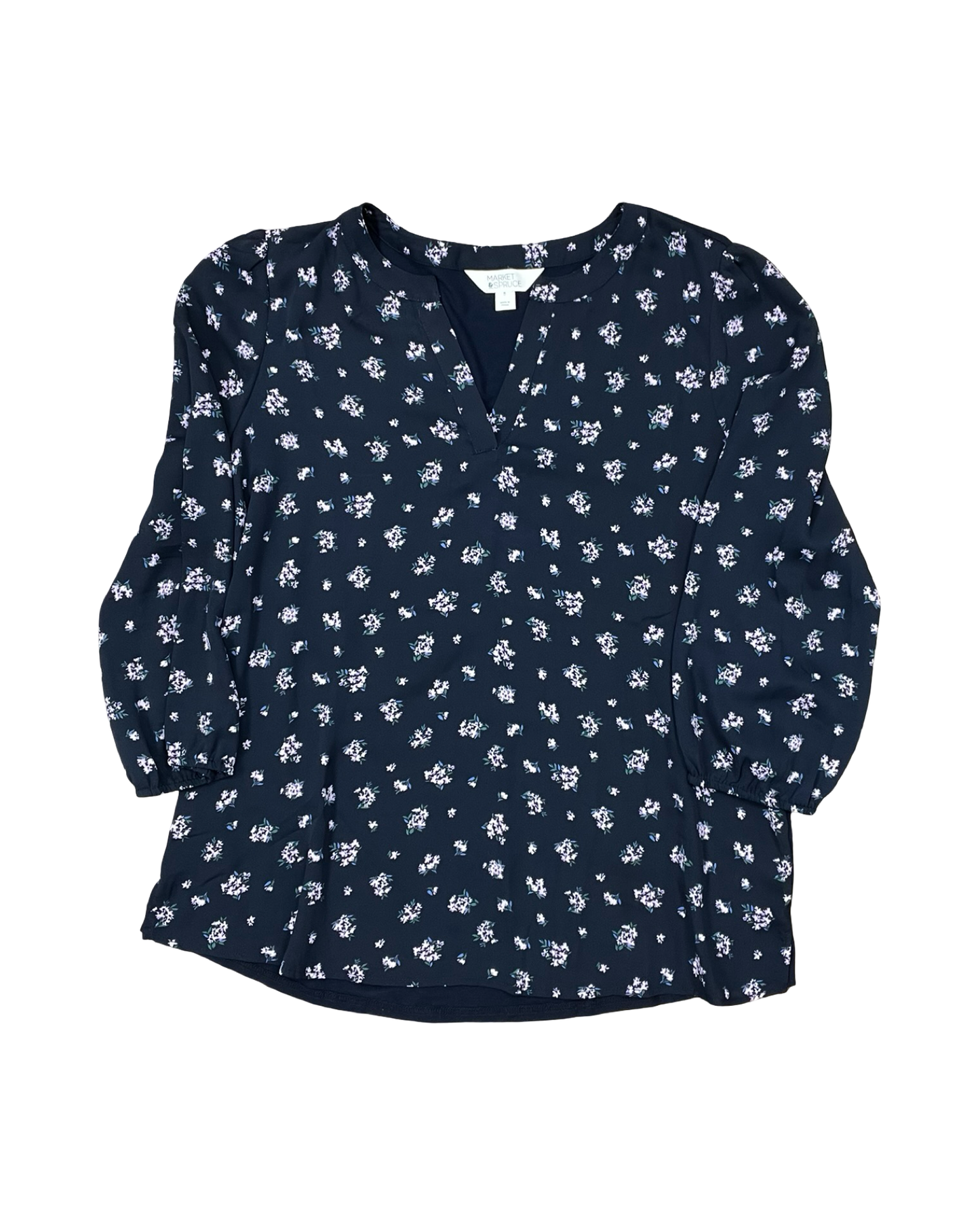 Top Ls By Market & Spruce In Navy, Size:Xl