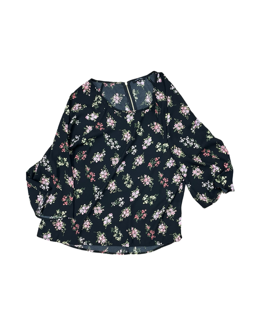 Top Ls By Papermoon In Black & Pink, Size:Xl