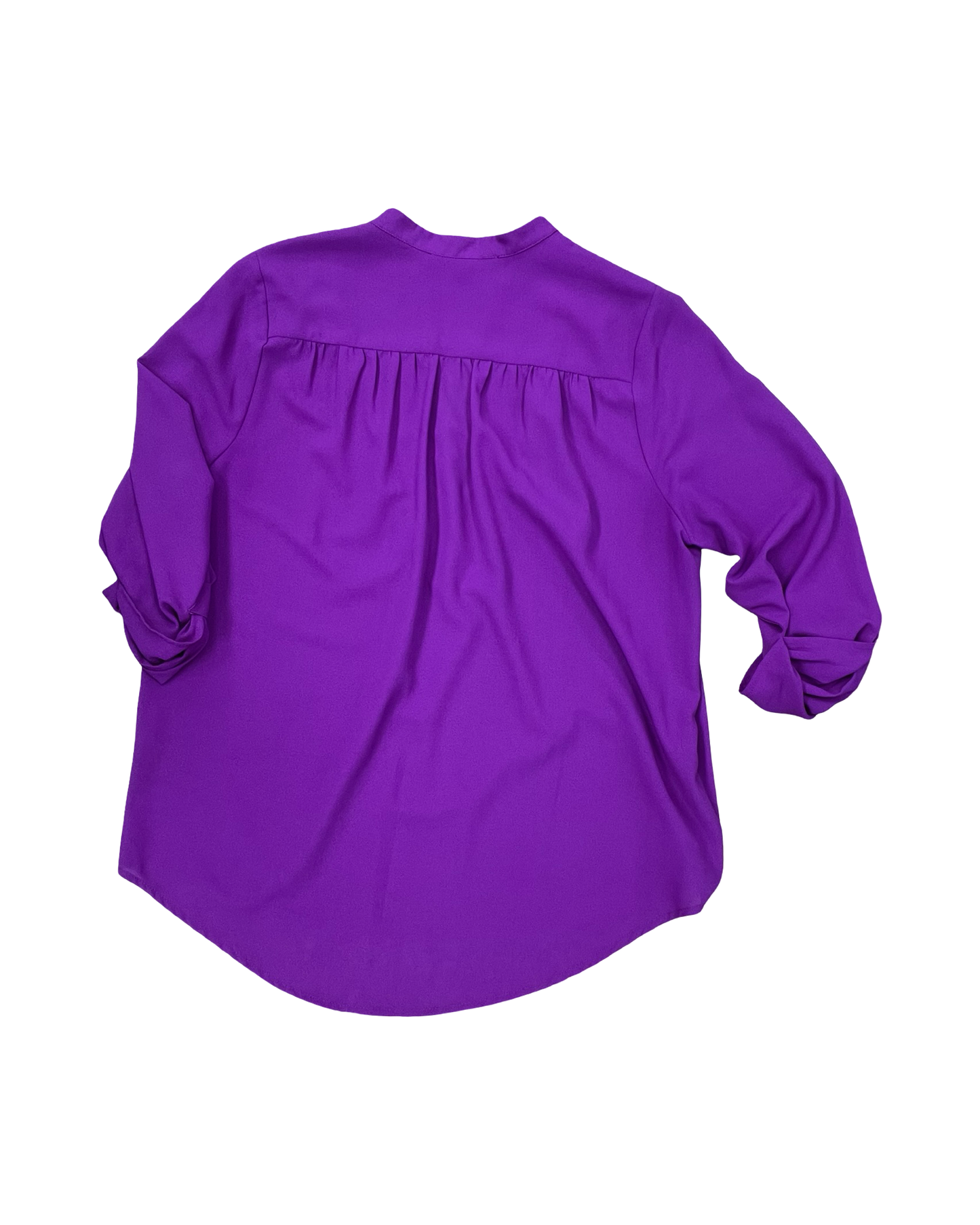 Top 3/4 Sleeve By Brixon Ivy In Purple, Size:Xl
