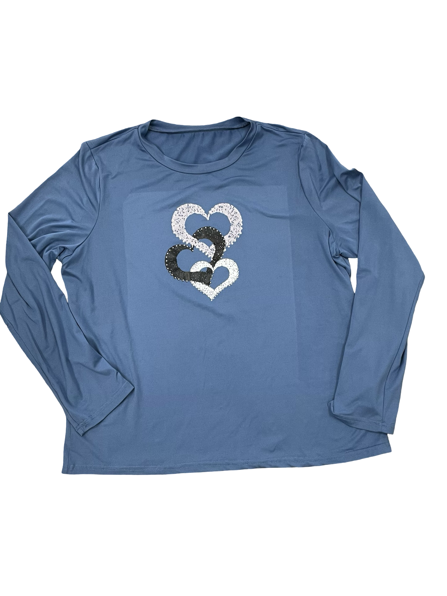 Top Ls By Shein In Blue, Size:1X