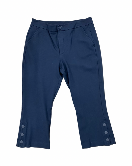 Pants Cropped By Cabi In Navy, Size:12