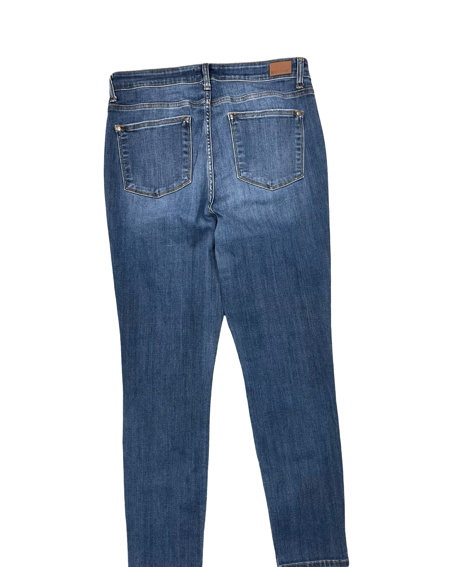 Jeans Straight By Judy Blue In Blue Denim, Size:12