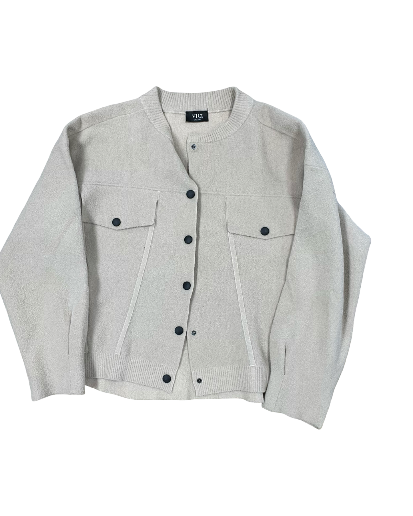 Jacket Other By Vici In Cream, Size:Xl