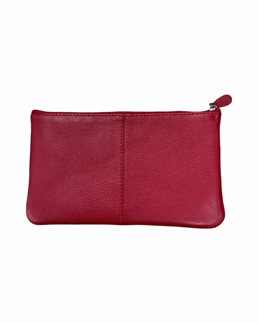 Makeup Bag By Clothes Mentor In Red, Size:Medium