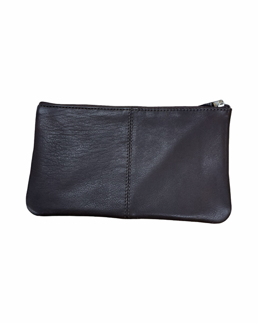 Makeup Bag By Clothes Mentor In Brown, Size:Medium