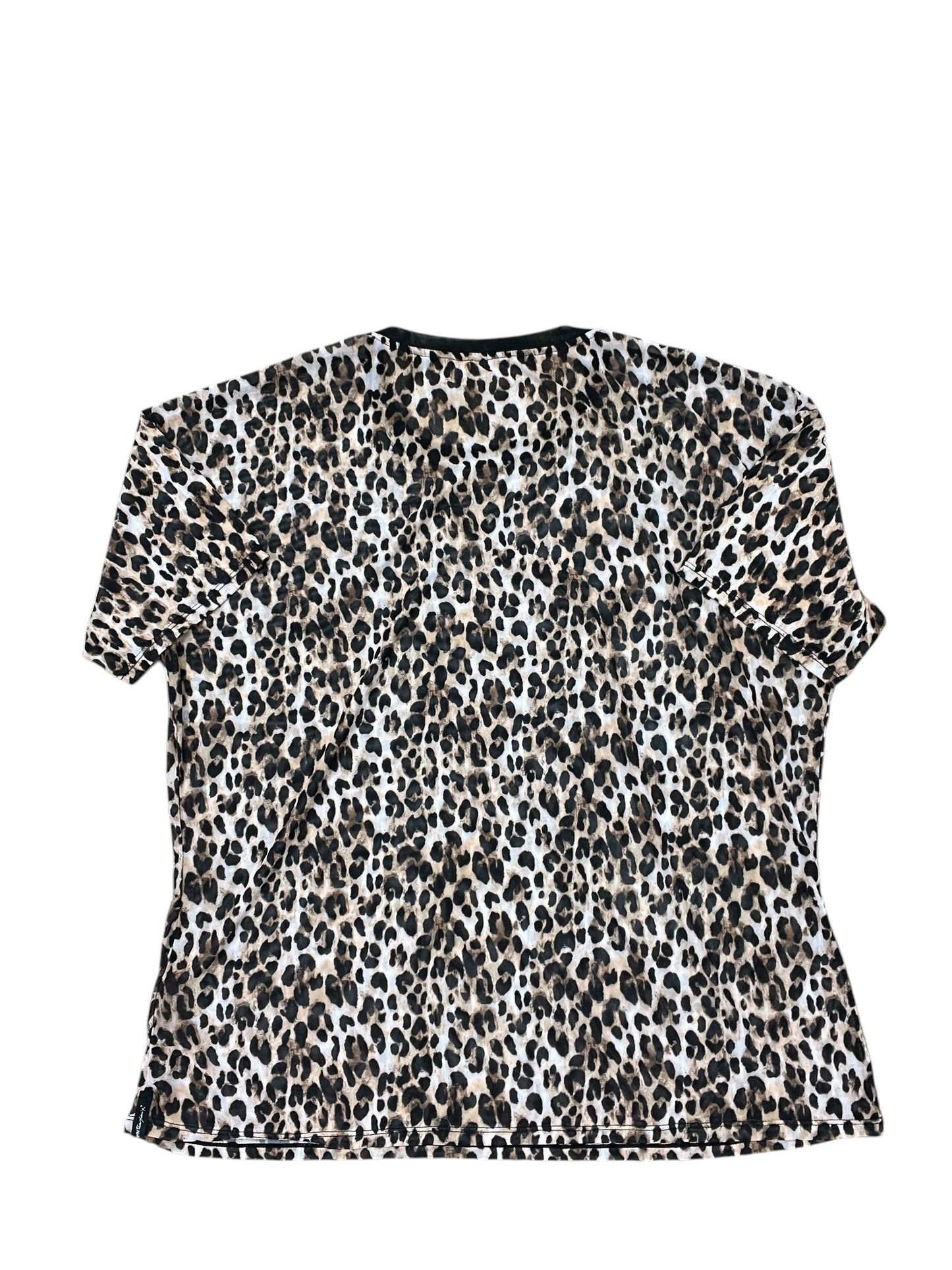 Top Ss By Clothes Mentor In Animal Print, Size:S