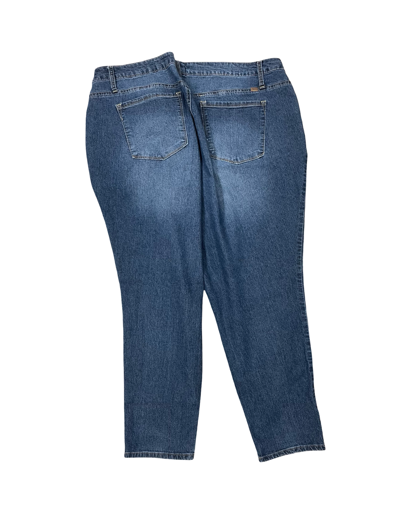 Jeans Straight By 1822 Denim In Blue Denim, Size:24