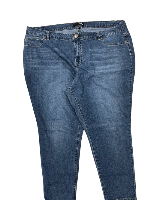 Jeans Straight By 1822 Denim In Blue Denim, Size:24