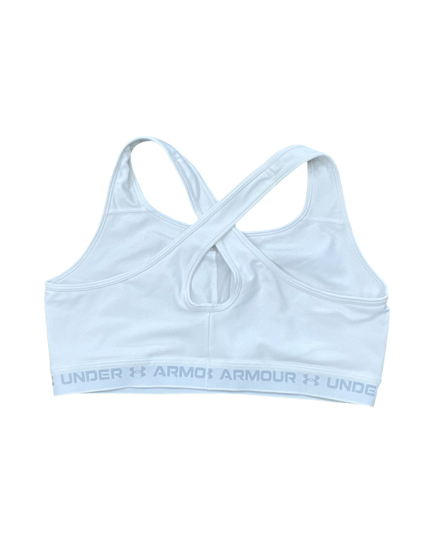 Athletic Bra By Under Armour In White, Size:2X