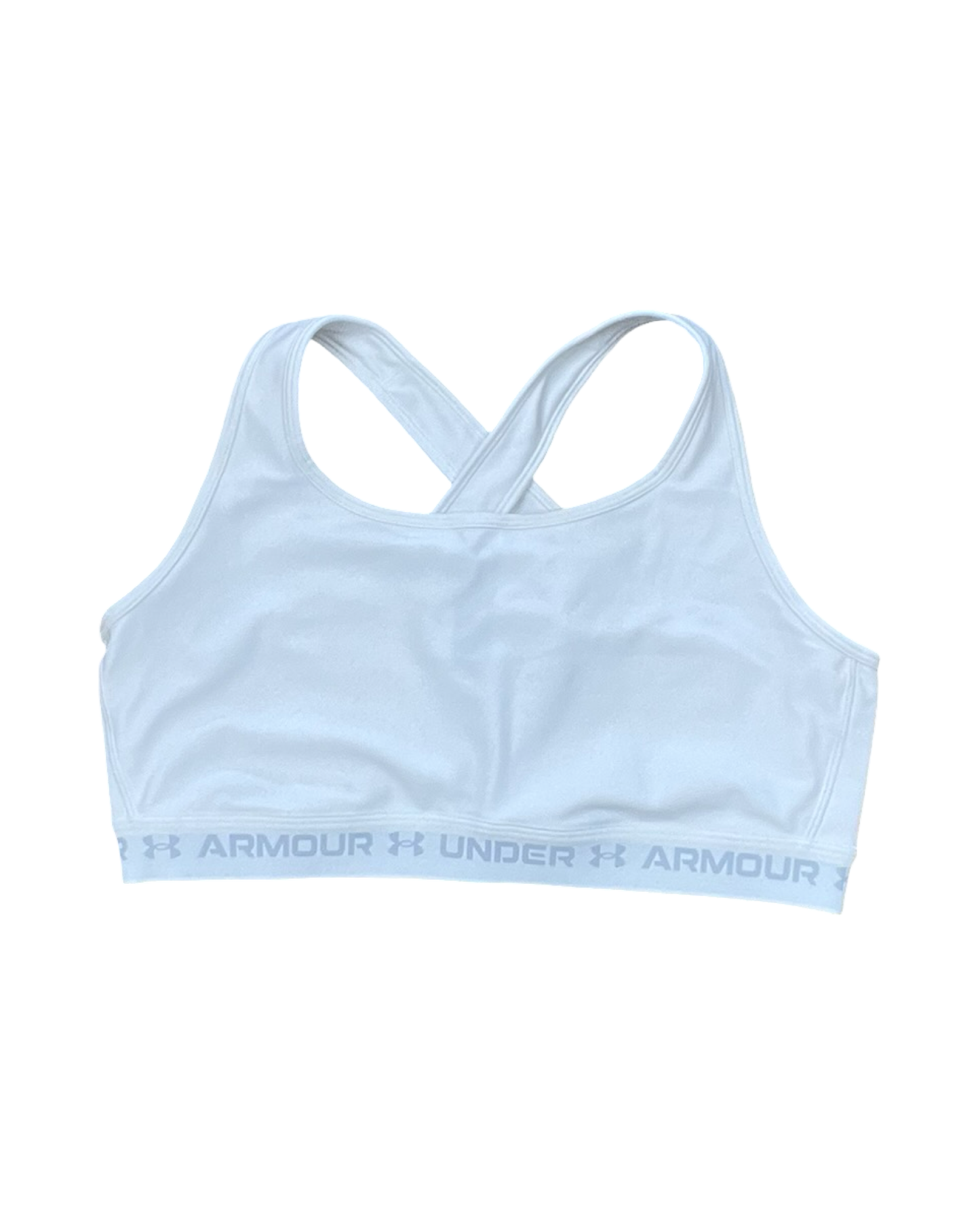 Athletic Bra By Under Armour In White, Size:2X
