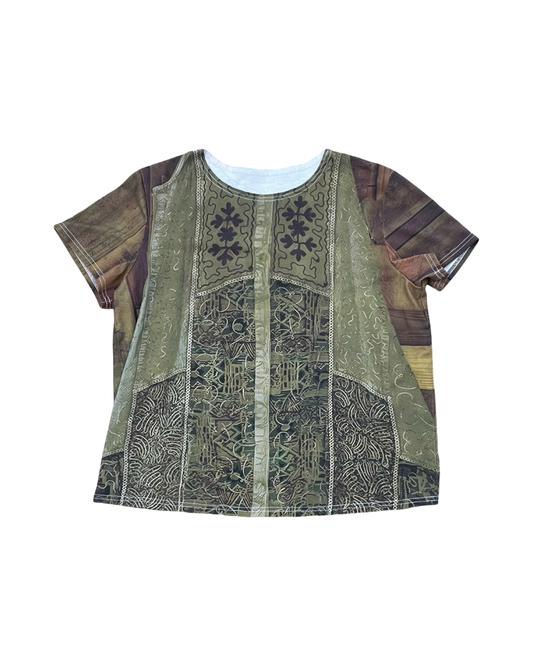 Top Ss By Clothes Mentor In Green, Size:L