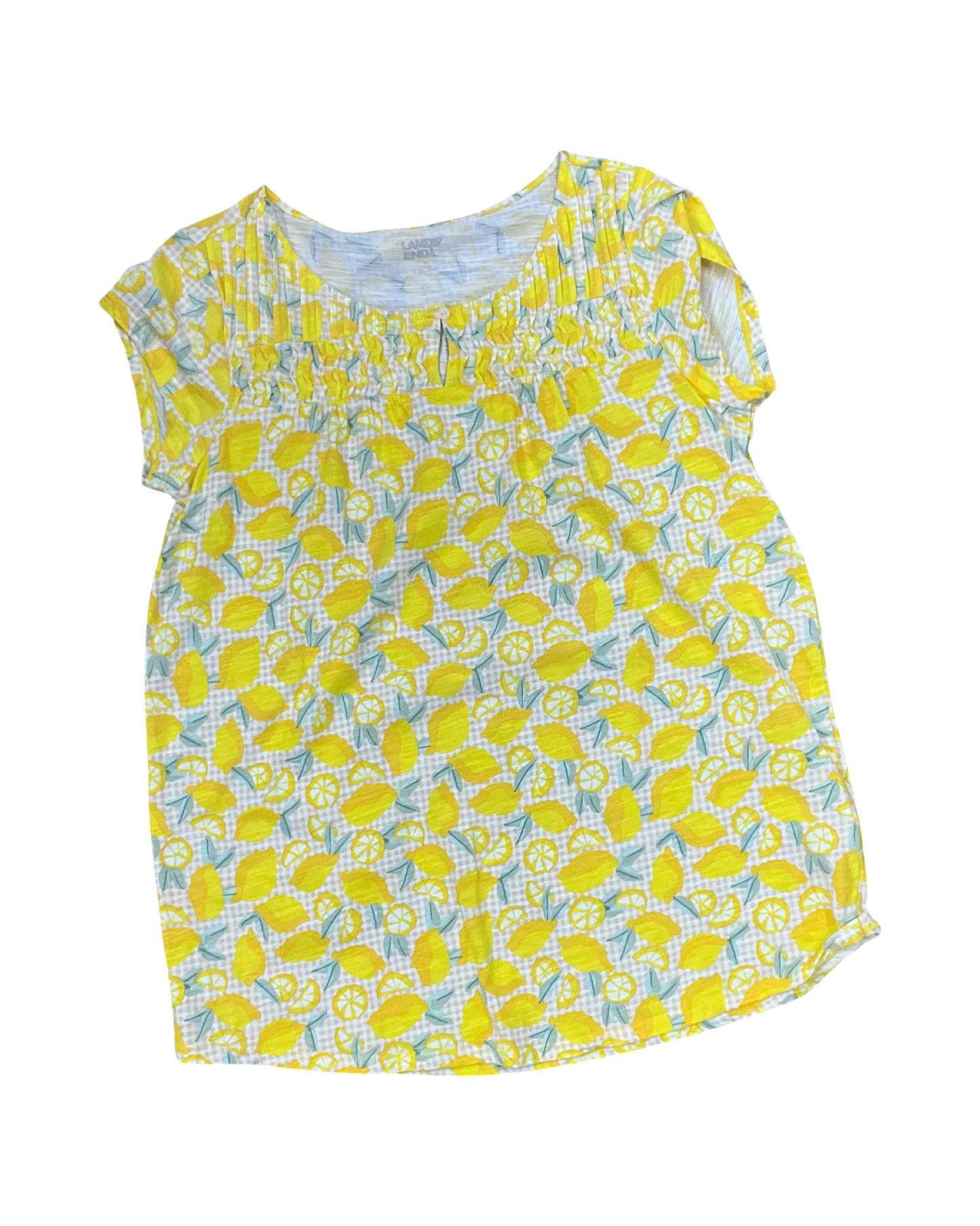 Top Ss By Lands End In Yellow, Size:M