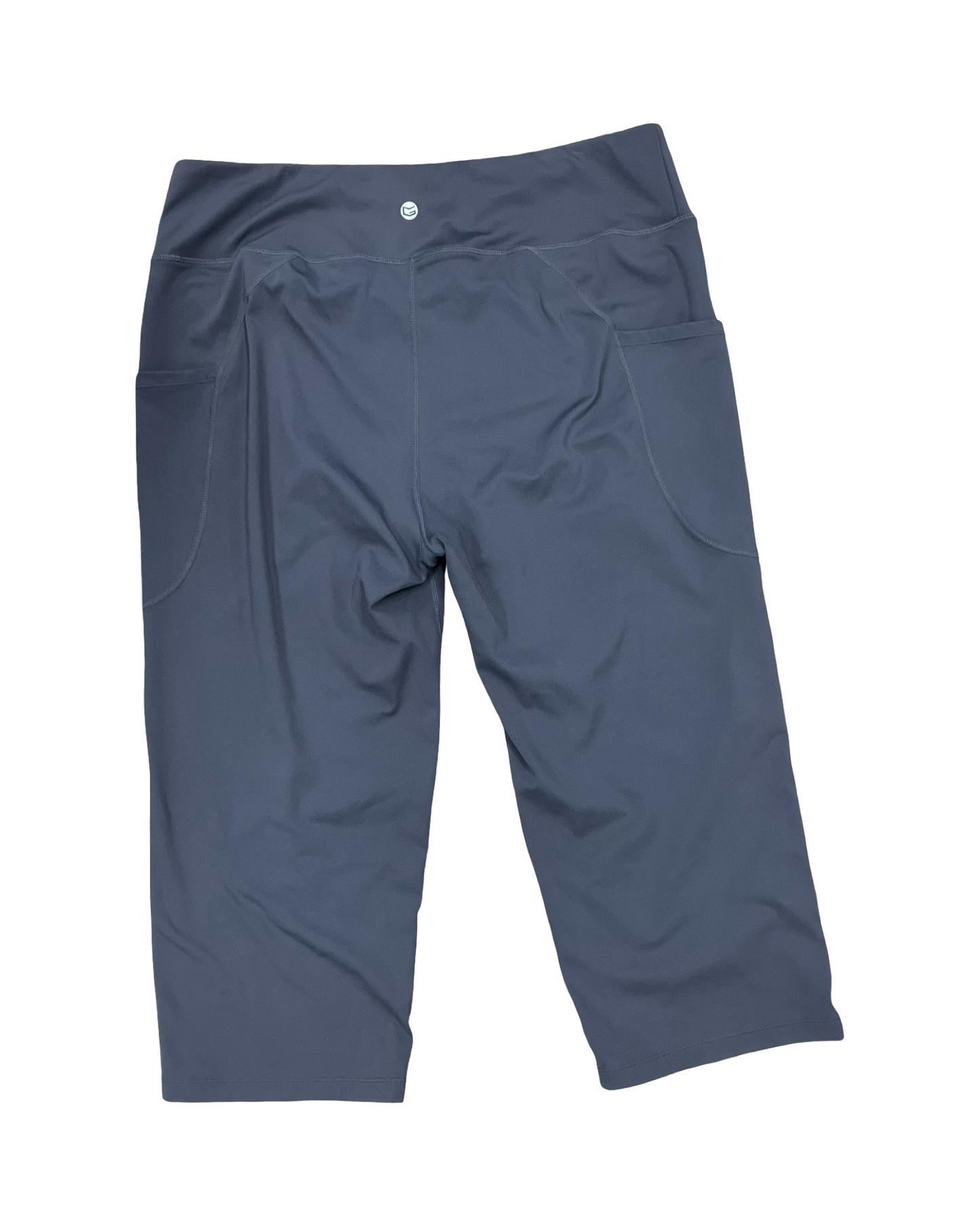 Athletic Capris By Clothes Mentor In Grey, Size:Xl