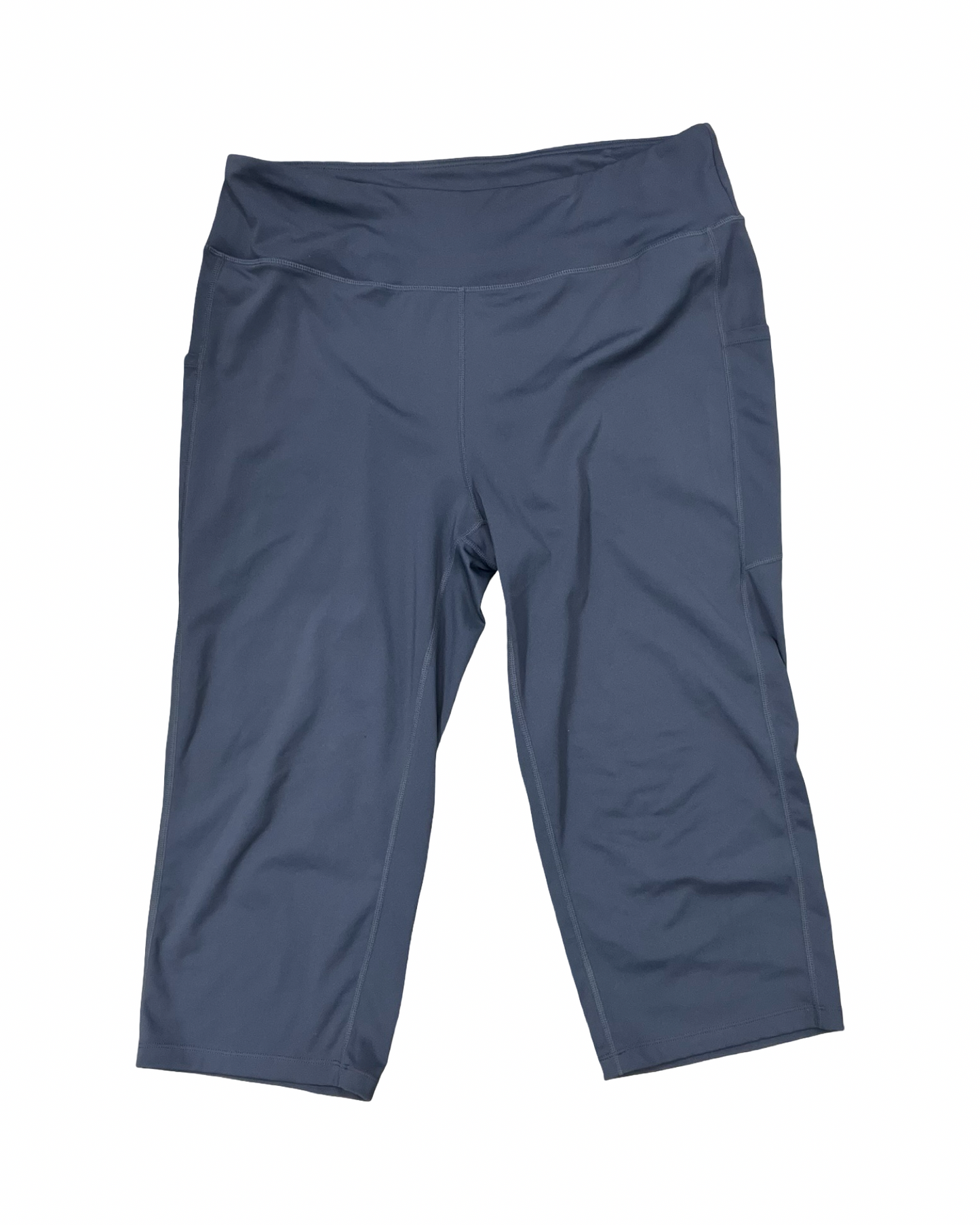 Athletic Capris By Clothes Mentor In Grey, Size:Xl