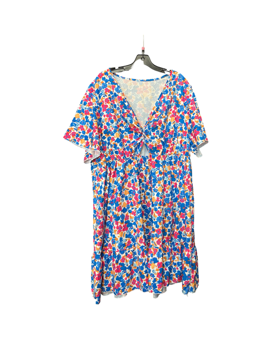 Dress Casual Maxi By Shein In Blue & Purple, Size:4X