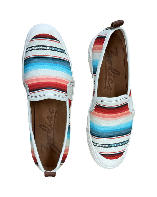 Shoes Flats By Zodiac In Multi, Size:9