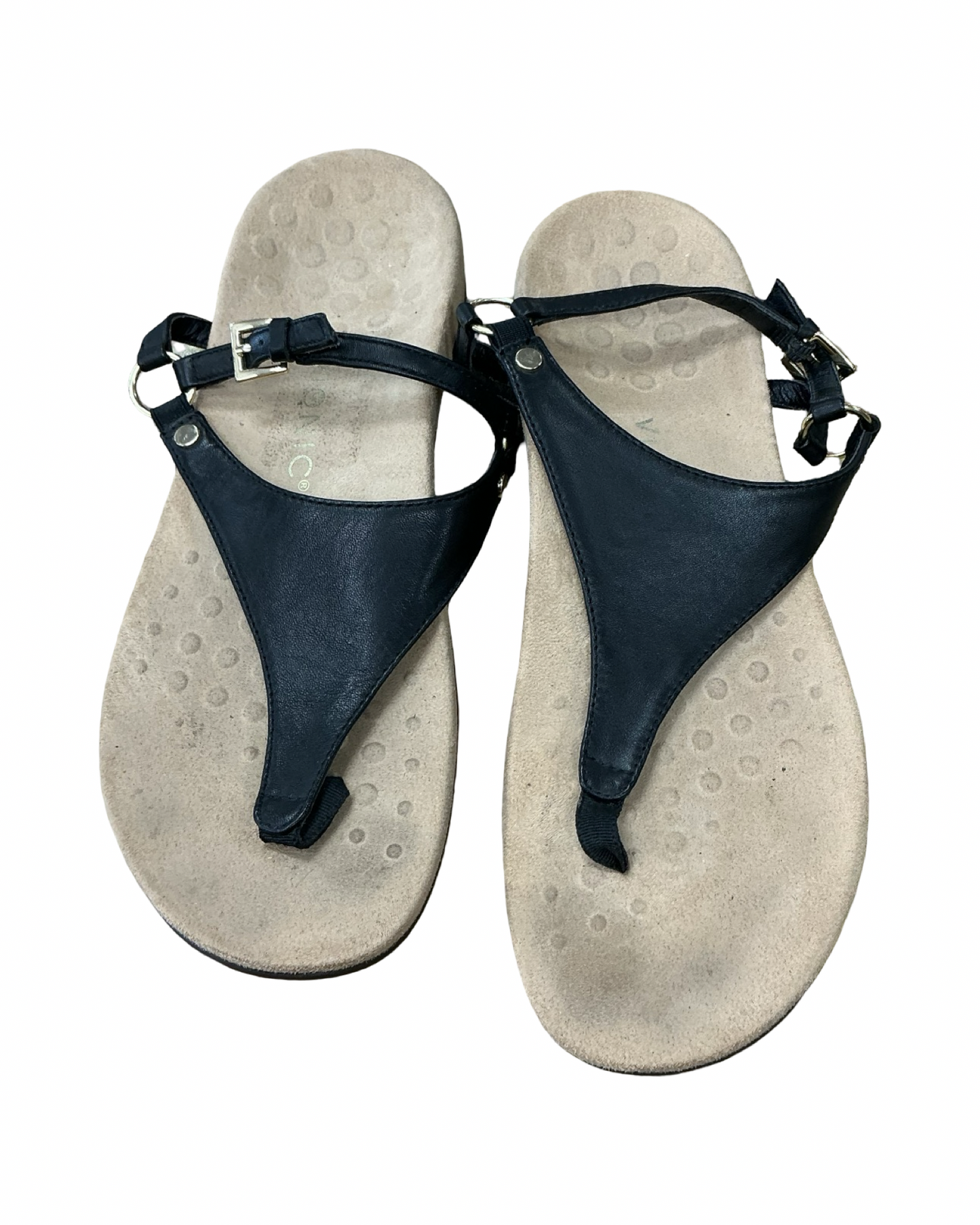 Sandals Flats By Vionic In Black, Size:10