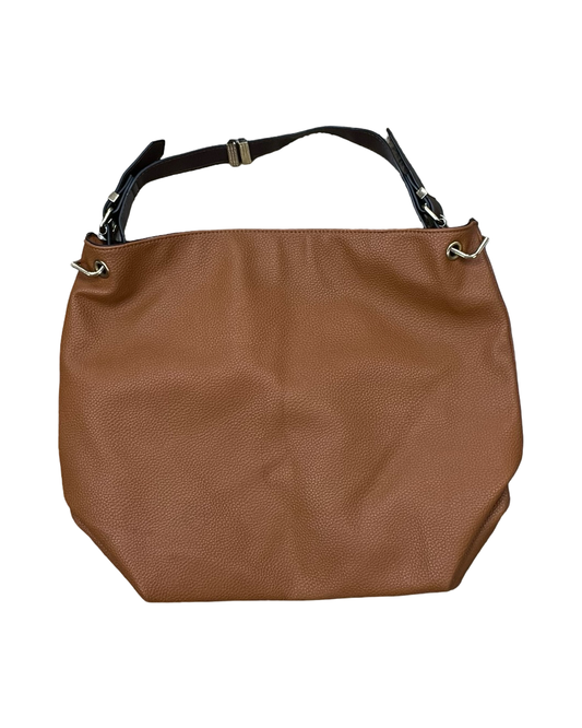 Tote By Clothes Mentor In Brown, Size:Large