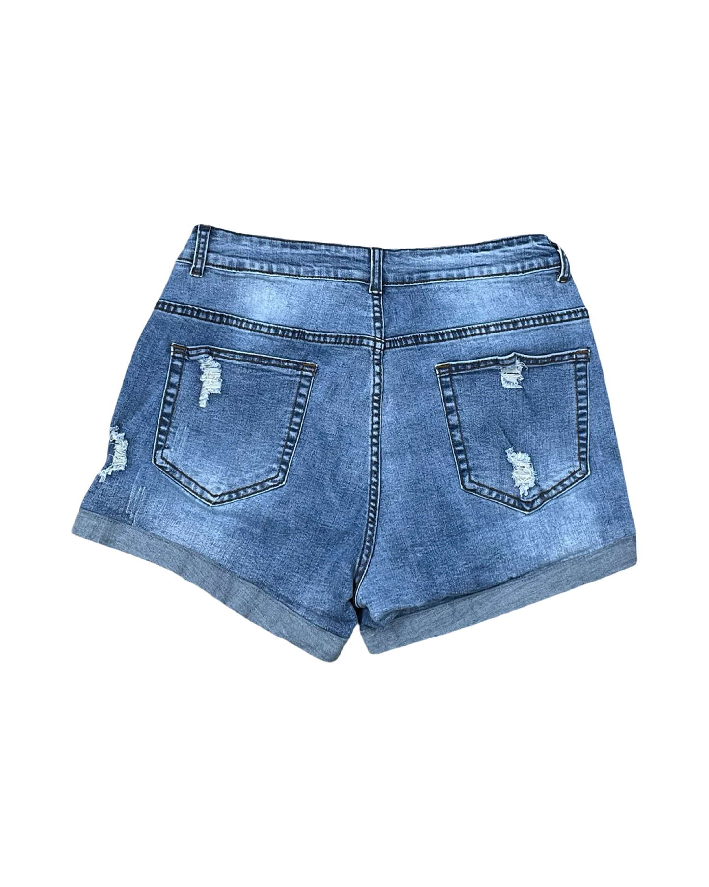 Shorts By Clothes Mentor In Blue Denim, Size:14