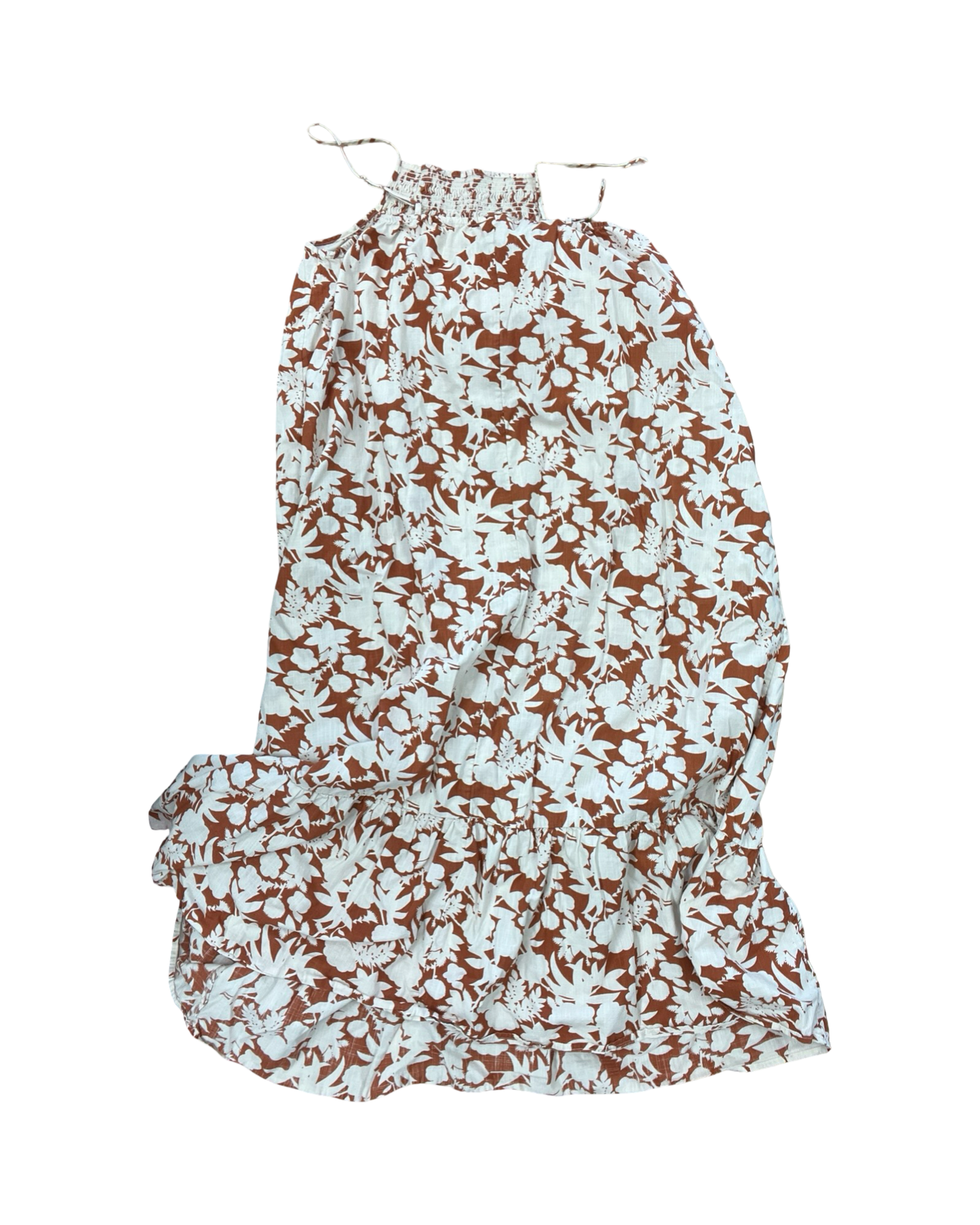 Dress Casual Maxi By Universal Thread In Orange & White, Size:L