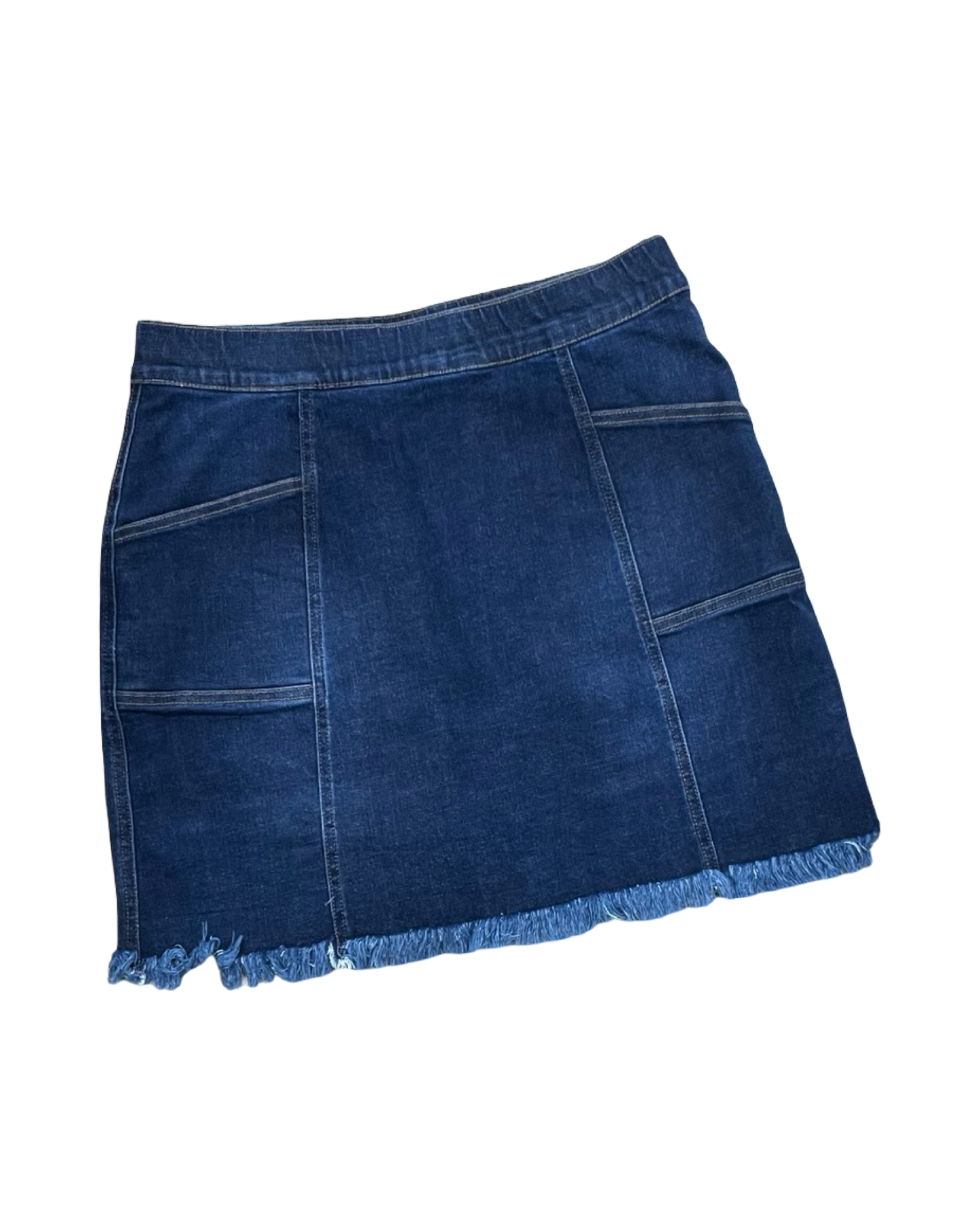 Skort By Clothes Mentor In Blue Denim, Size:8
