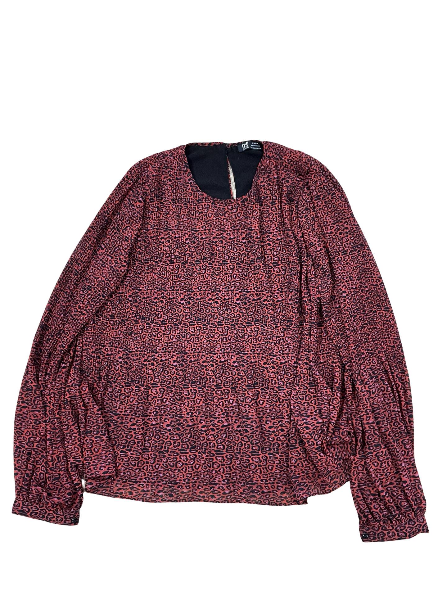 Top Ls By Zara In Red, Size:Xl