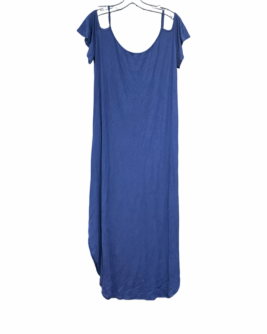 Dress Casual Maxi By White Mark In Blue, Size:1X