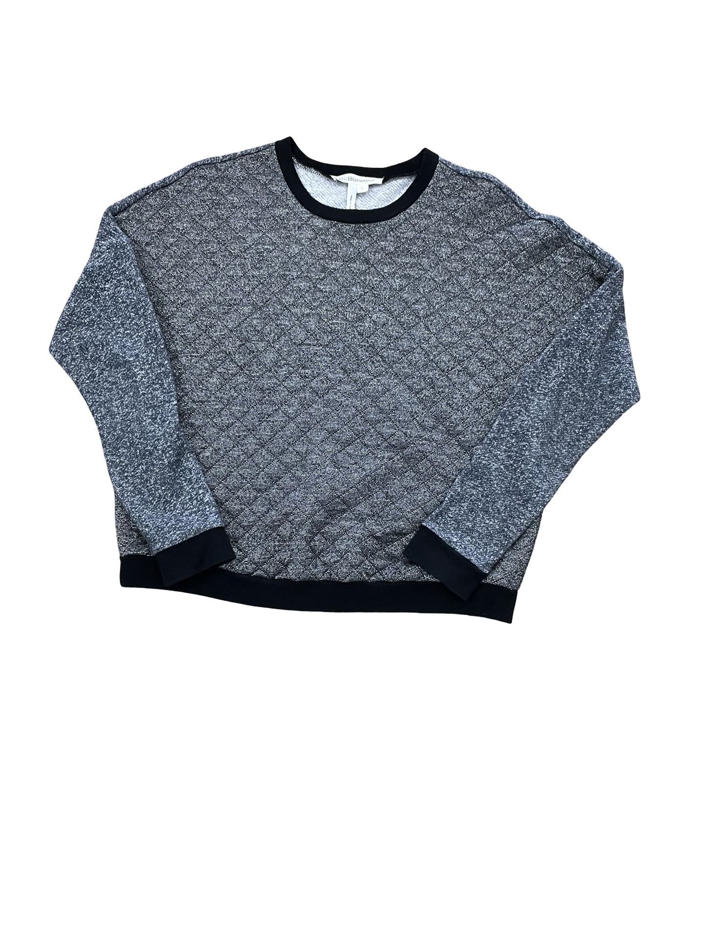 Sweatshirt Crewneck By Bcbg In Grey, Size:S