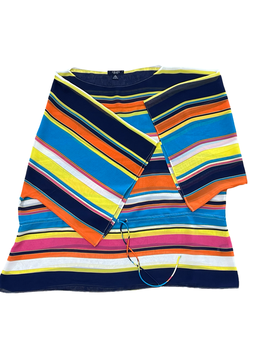 Top Ss By Chaps In Blue & Yellow, Size:Xl