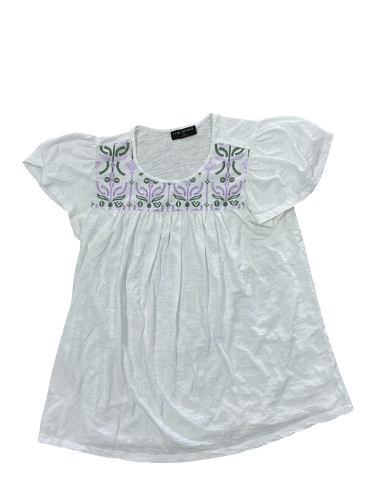 Top Ss By Lane Bryant In White, Size:L