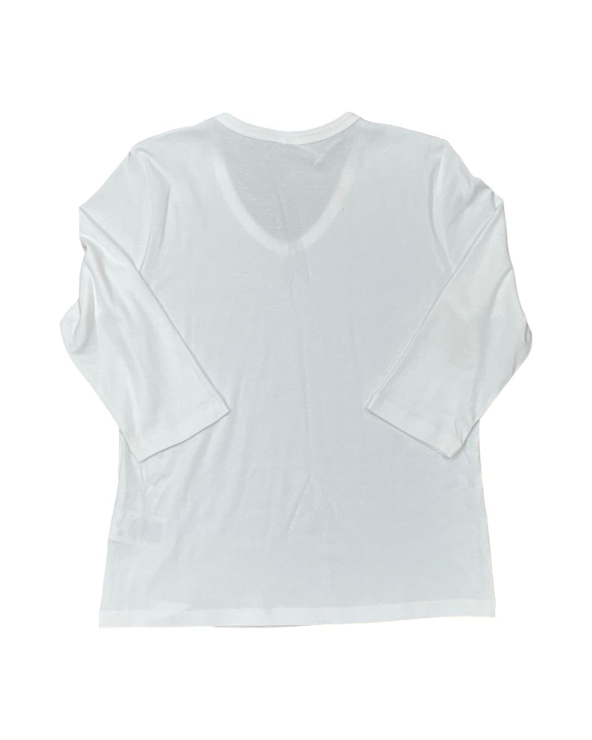 Top Ls Basic By Clothes Mentor In White, Size:M