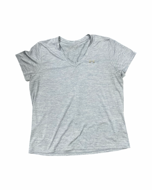 Athletic Top Ss By Under Armour In Blue, Size:2X