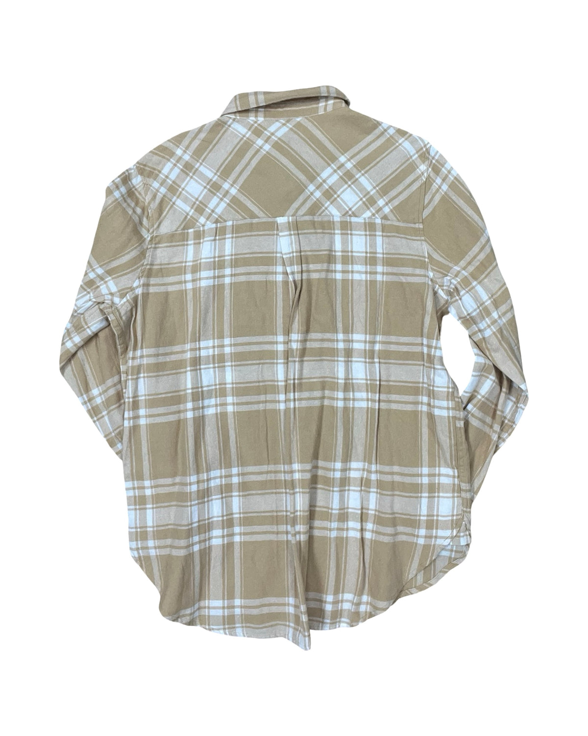 Top Ls By Gap In Tan & White, Size:L