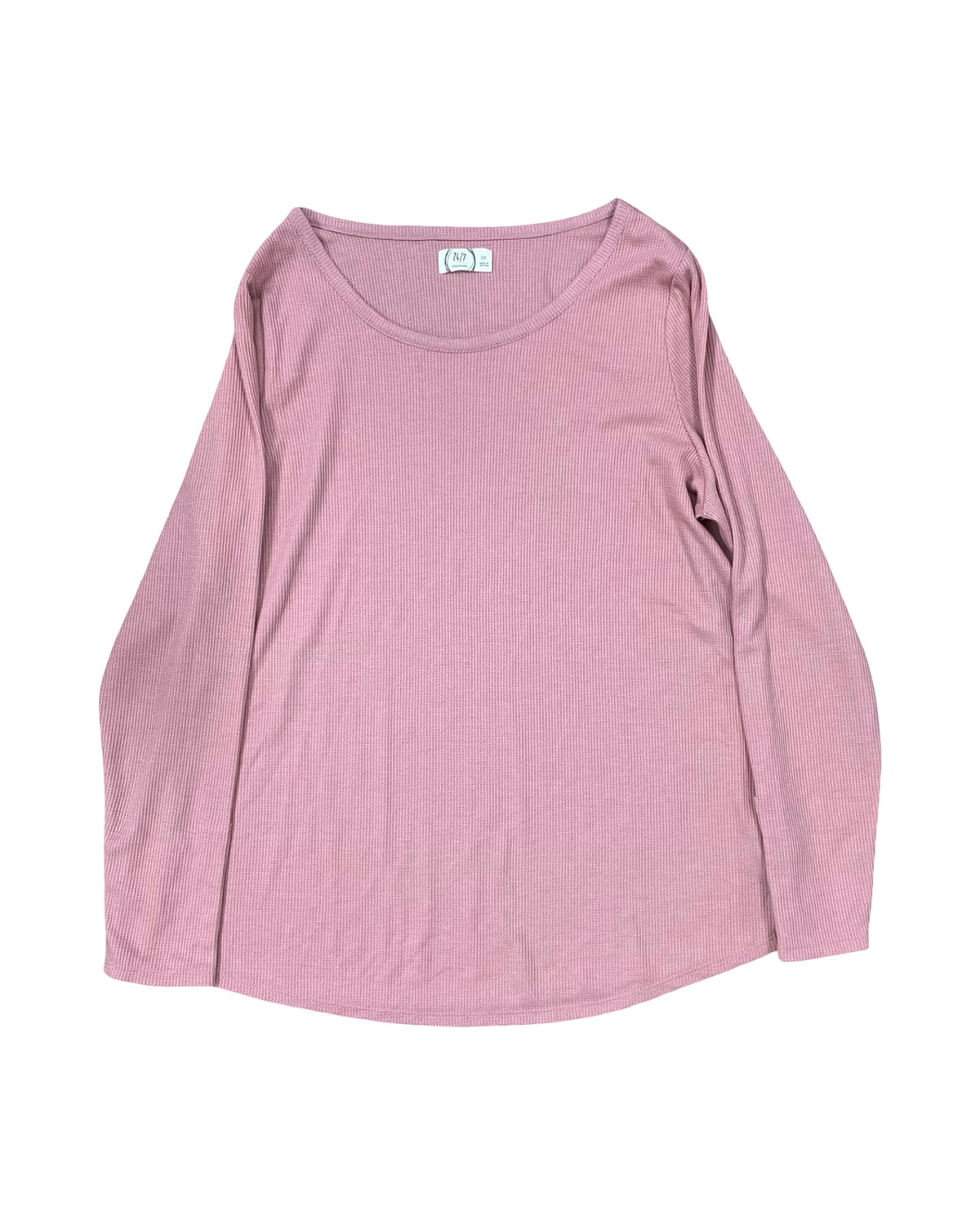 Top Ls Basic By Maurices In Pink, Size:Xl