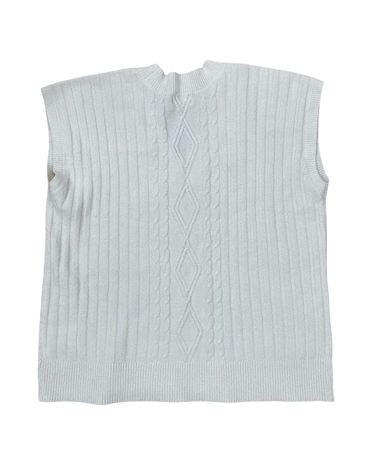 Vest Sweater By Universal Thread In Cream, Size:L