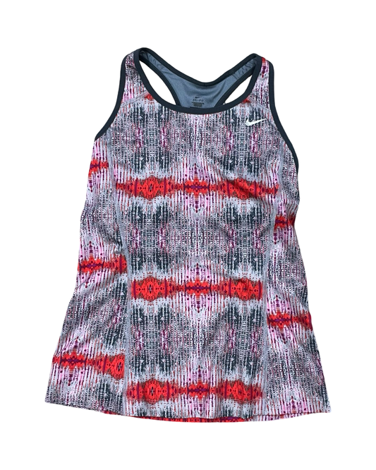 Athletic Tank Top By Nike In Grey, Size:L